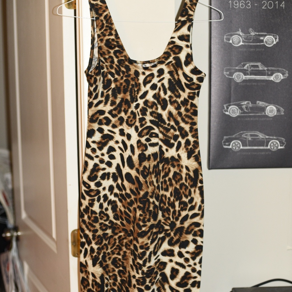 Soul Harmony Leopard Midi Dress